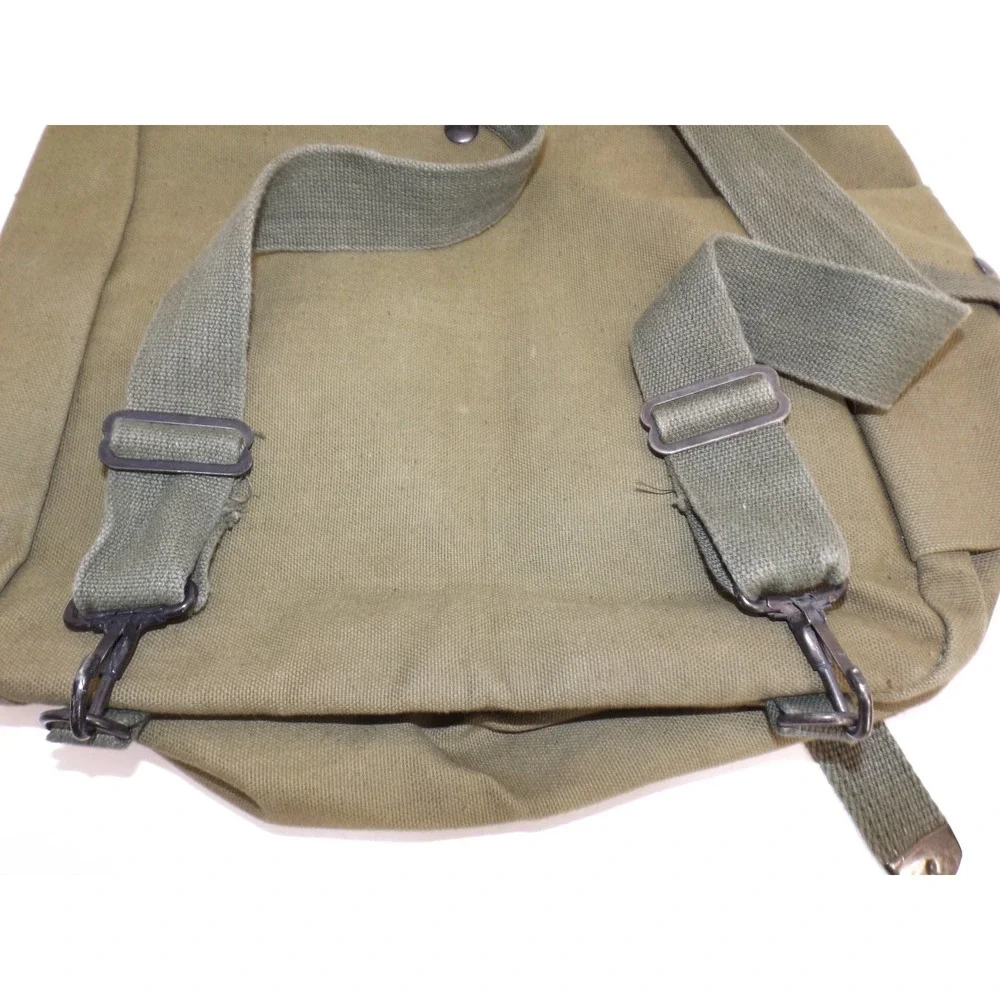OD Green Military Style Haversack Pouch Musette Bag - 11